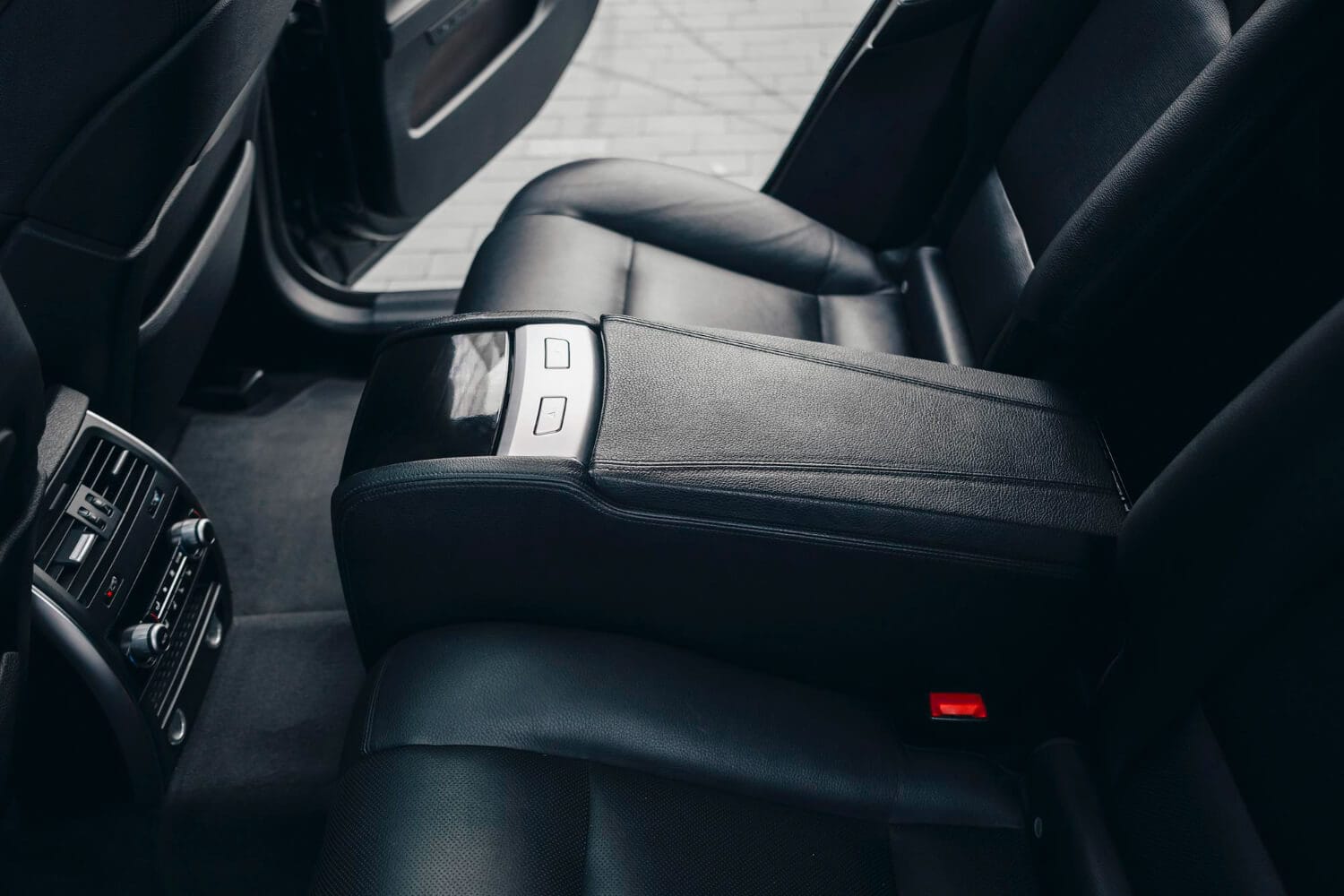 Professional interior detailing removing winter salt stains at Psycho Detailing Terrebonne